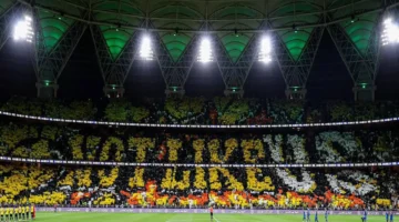 جماهير الاتحاد تجهز تيفو خاص بالكلاسيكو استعدادًا لمواجهة الهلال